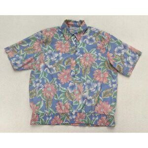 Vintage Alfred Dunner Women's Top Size 14 Silky Textured Short Sleeve Blouse